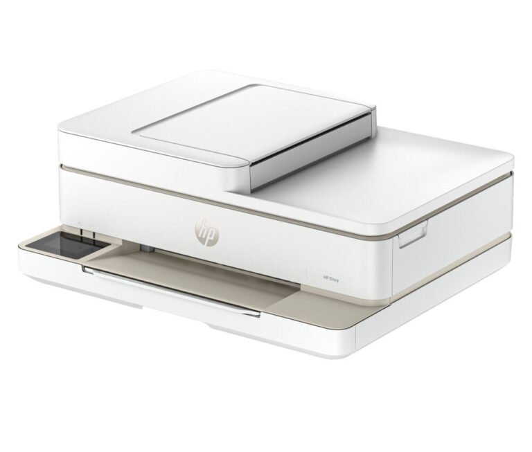 HP Envy 6555e All-in-One Printer with 3 Months of Instant Ink for free with HP+, AI-enabled